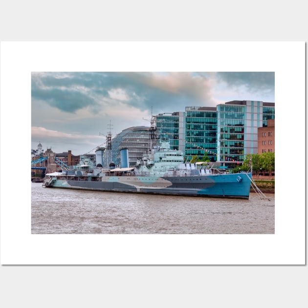 HMS Belfast Wall Art by SteveHClark